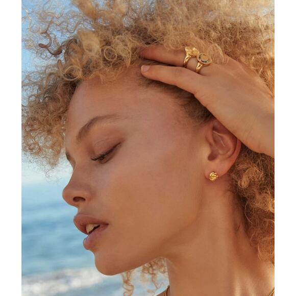 With Love Darling, Knot Stud Earrings, NWT, MSRP $89, 3 pairs - Picture 3 of 3